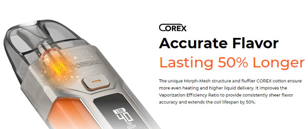 Vaporesso Luxe X Pro Flavour Specification