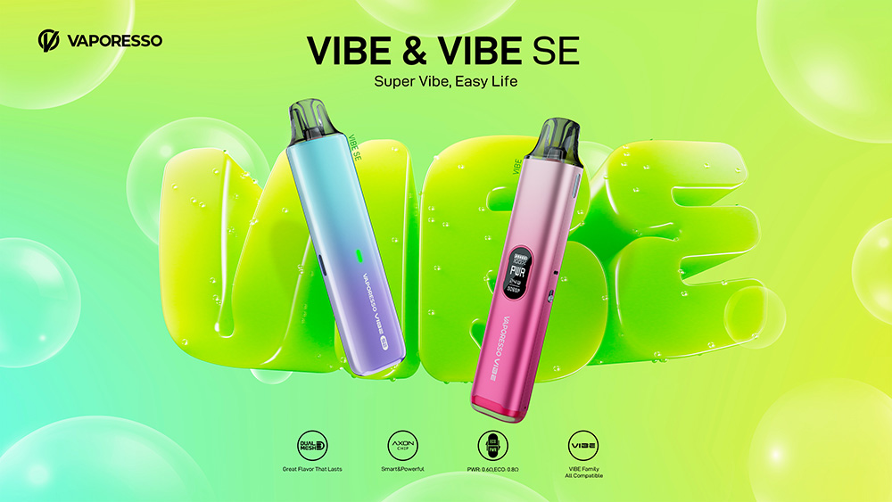 Vaporesso Vibe and Vibe SE Advertisment Banner
